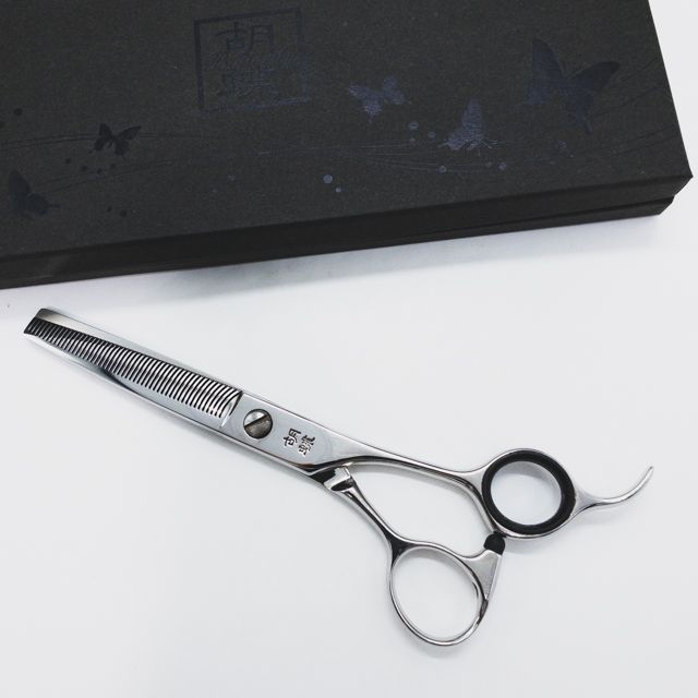 東京理器 胡蝶 RP-50F Cobalt トリミングシザー 右利き セニング トリマー ペット 6インチ sc1229