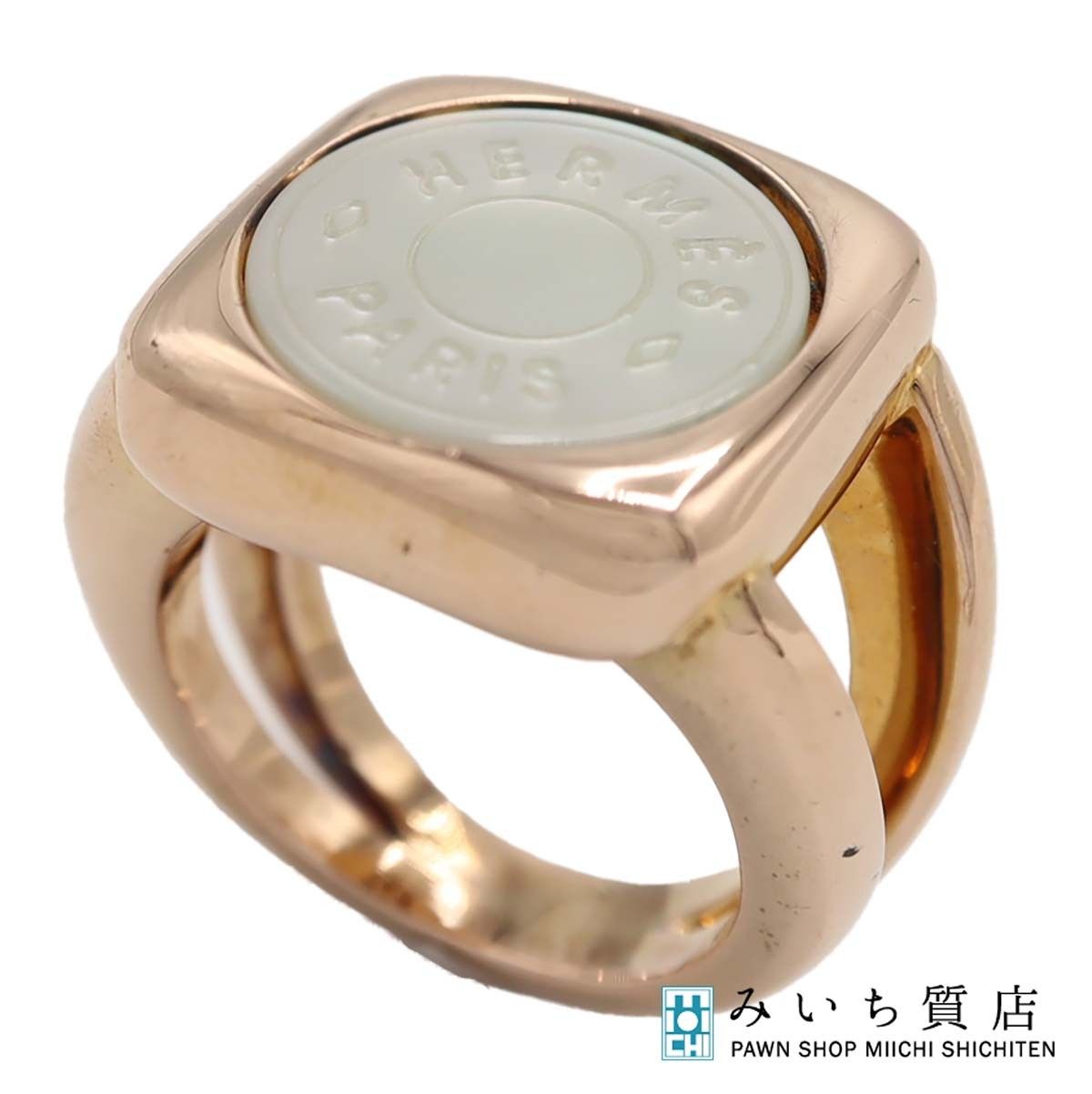 エルメス HERMES コロゾ リング 指輪　ピンクゴールド　12号 エルメス HERMES コロゾ リング 指輪ピンクゴールド12号