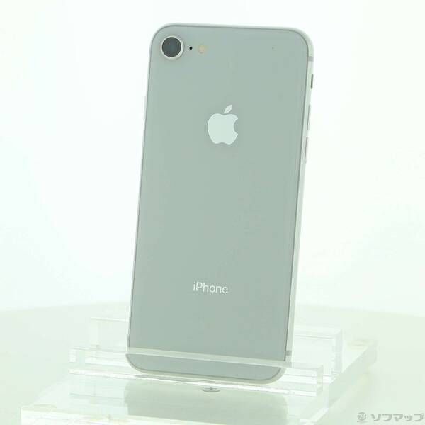 中古品〕 iPhone8 64GB シルバー MQ792J／A SIMフリー【297