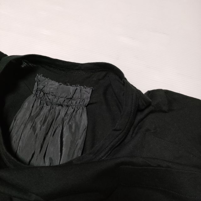 Sacai 切り替え チュール キュプラ 半袖Tシャツ カットソー