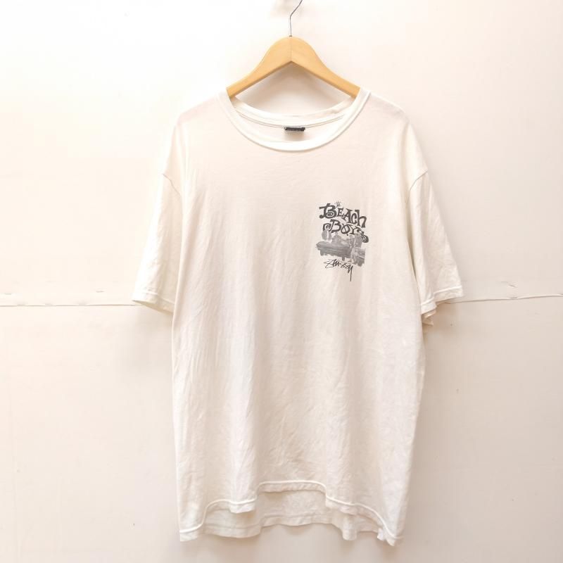 大特価!! THE メキシコ製 ステューシー BEACH ホワイト / 白 L Tシャツ