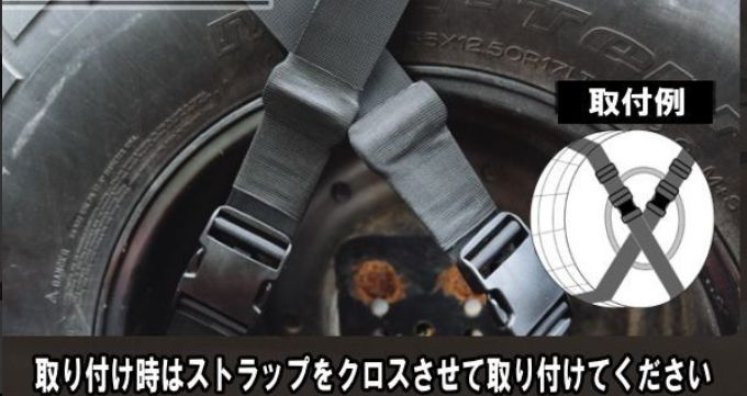 汎用トラッシュバッグ スペアタイヤ バッグ リュック ゴミ袋