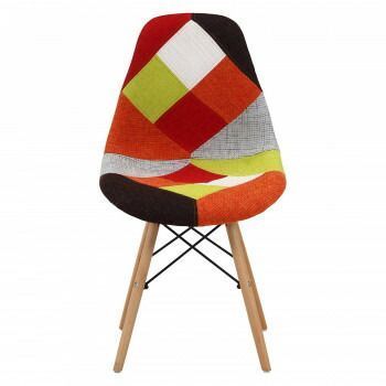 【超歓迎された!】 不二貿易 C|D 70584 イームズ パッチワークシェルチェア RD 多機能