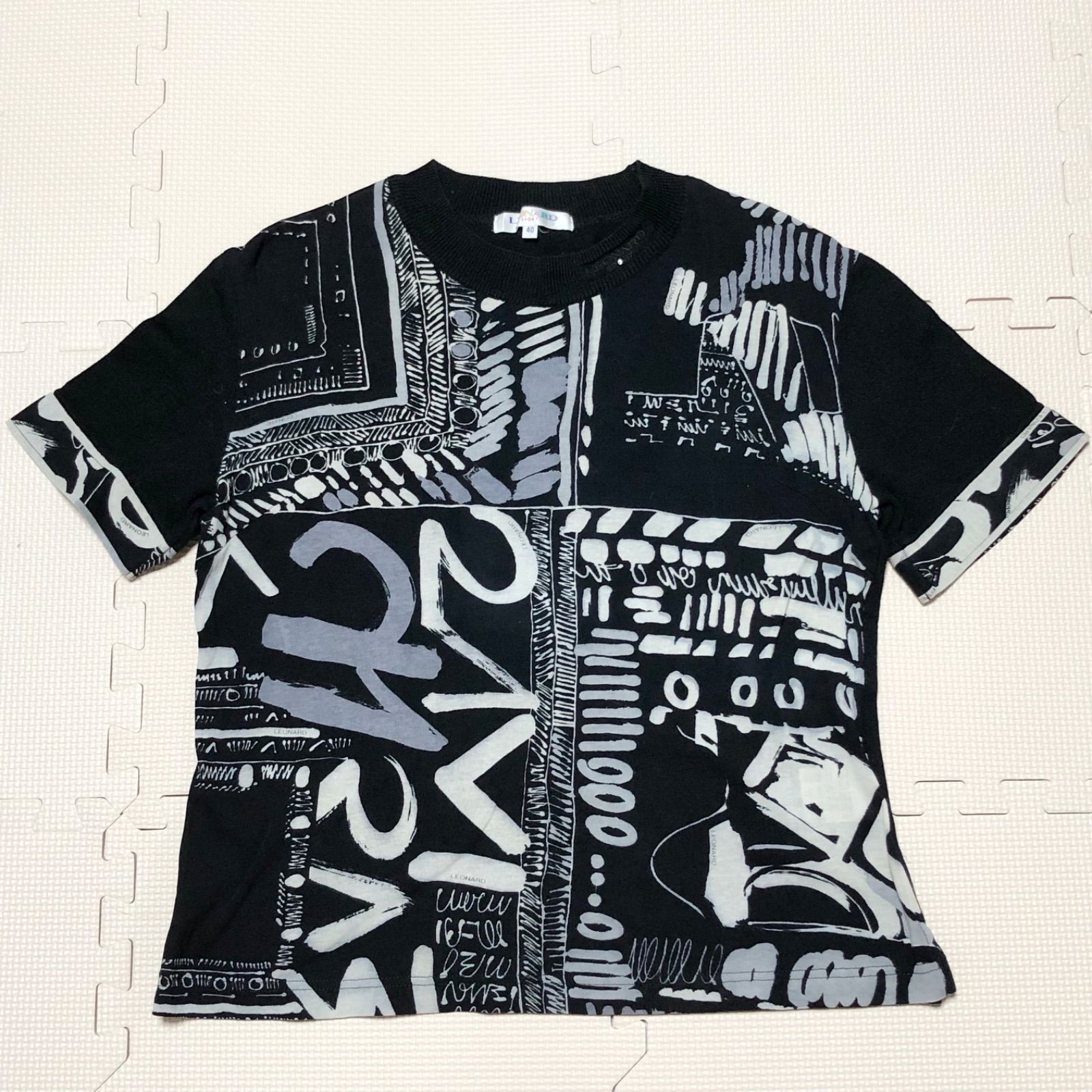 □極美品□LEONARD SPORT レオナールスポーツ サマーニット