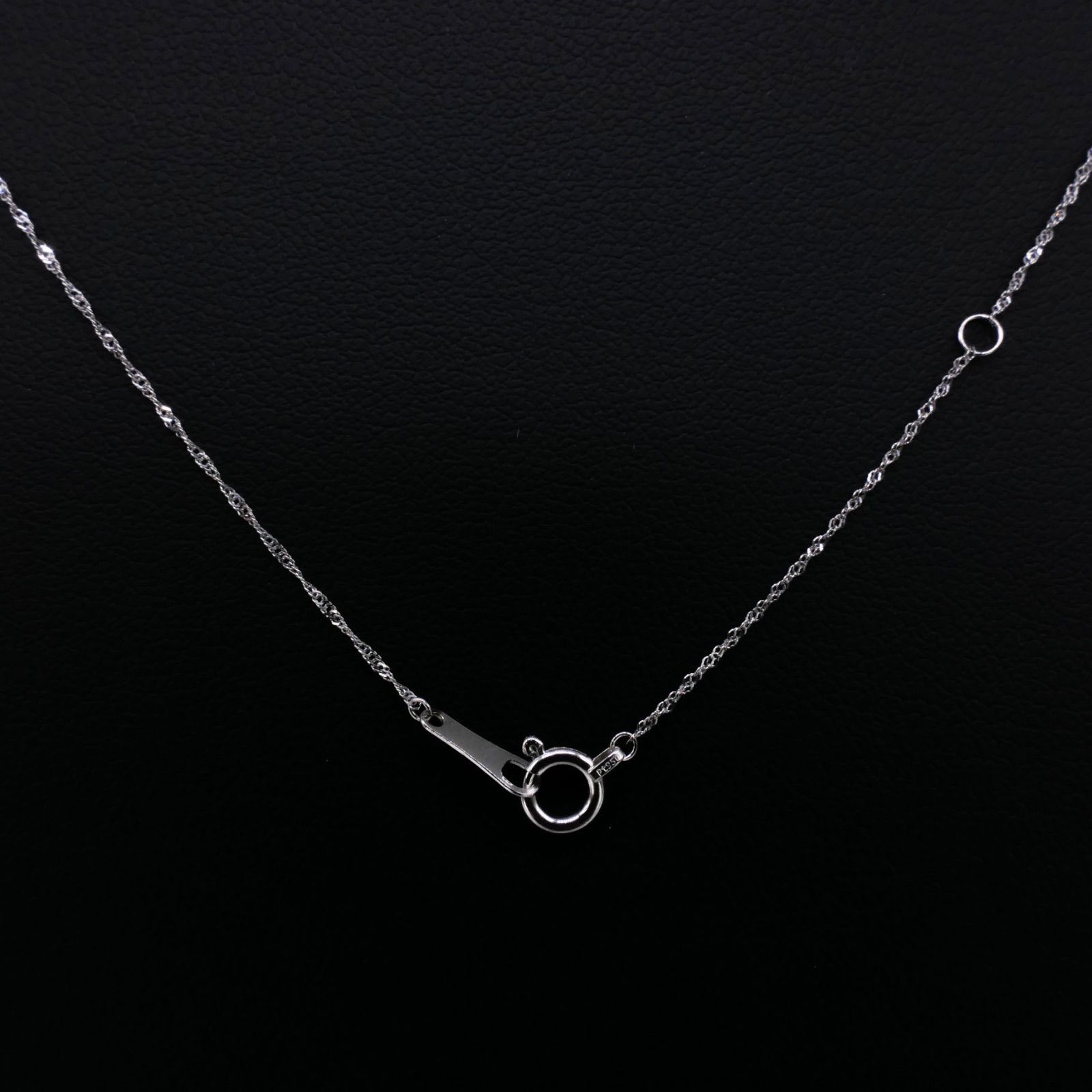 新品✨Pt950 プラチナスクリュー♡45cm アジャスターカン付