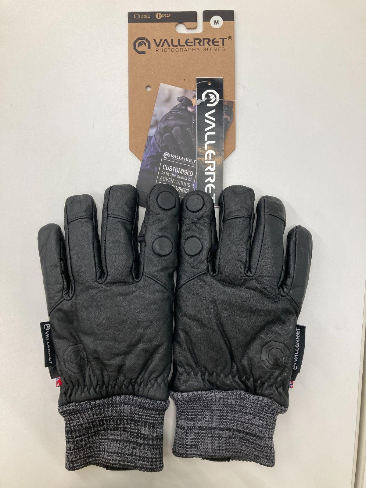 Vallerret Hatchet フォトグラフィーグローブ Mサイズ Black 手袋