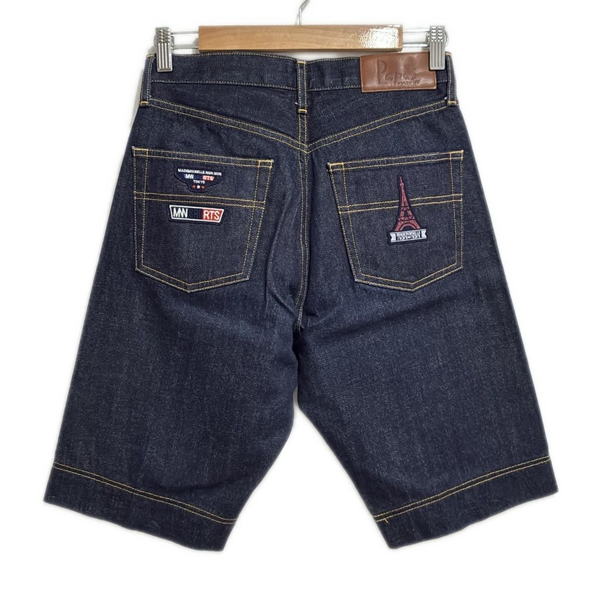 マドモアゼルノンノン　デニム　Mサイズ 12.8OZ VINTAGEジャパンデニムパンツ [フルレングス] （デニム