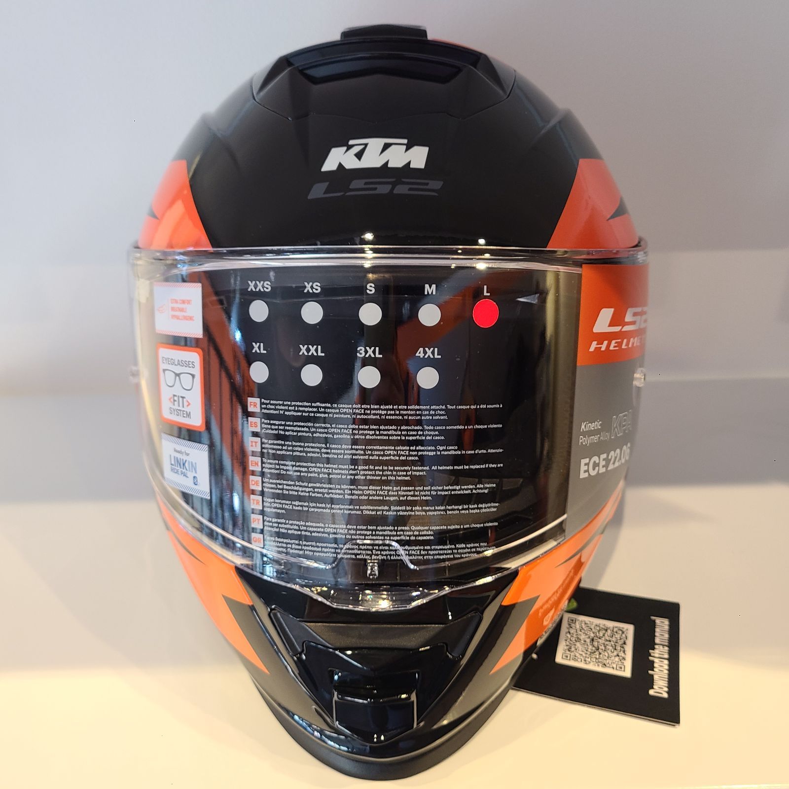 KTM STORM HELMET フルフェイス ヘルメット 軽量 規格：PSC、ECE22-06