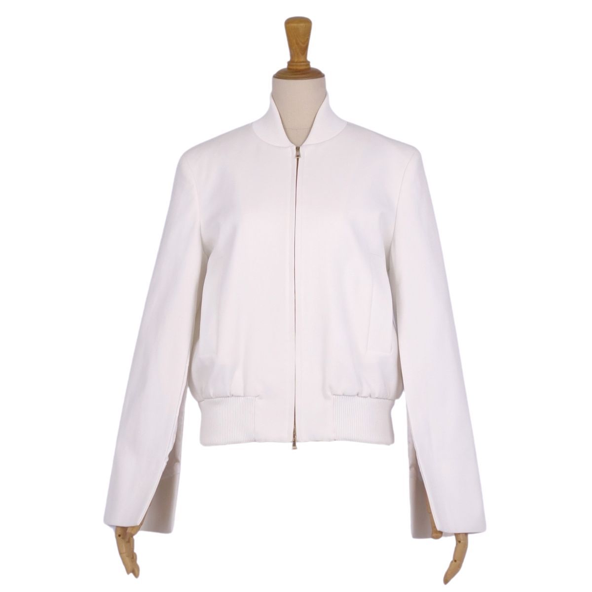 極美品 マックスマーラ Max Mara ジャケット 2020 白タグ ノーカラ