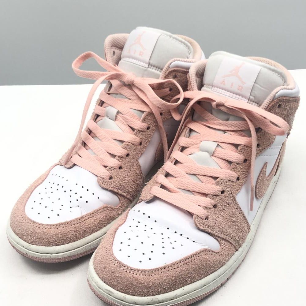 NIKE AIR JORDAN 1 MID SE Pastel Pink サイズ27cm FN5215-161 ナイキ エアジョーダン1 ミッド SE パステルピンク 17
