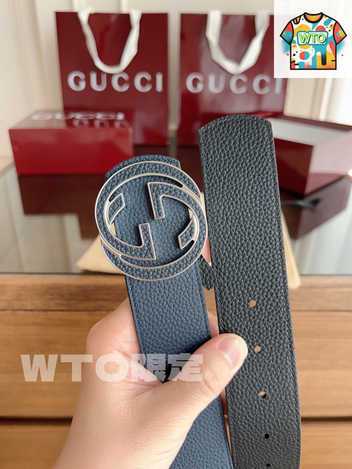 今日特価】Gucci ダブル G ニューメンズベルト-1 - メルカリ