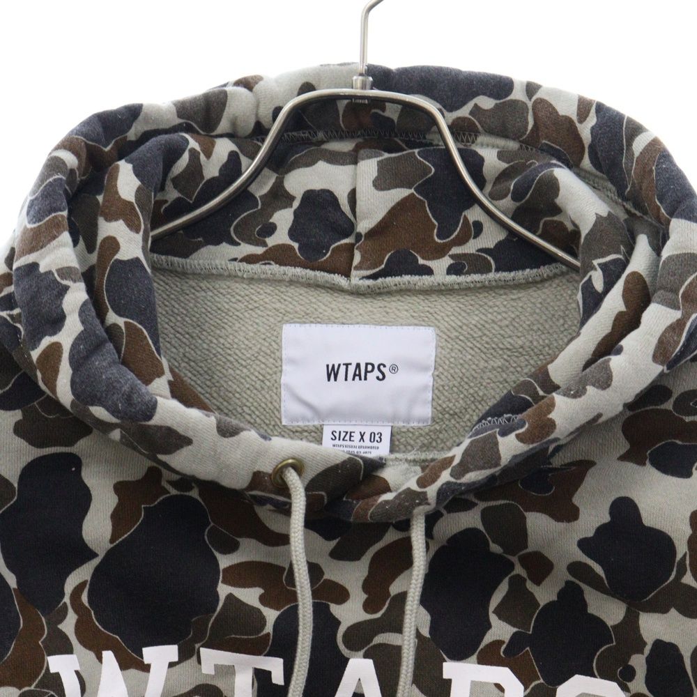 WTAPS (ダブルタップス) 18AW DESIGN HOODED COLLEGE SWEATSHIRT WTAPS (ダブルタップス) 18AW DESIGN HOODED COLLEGE SWEATSHIRT