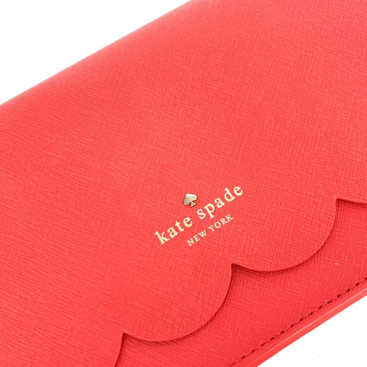 良好 Kate spade ケイトスペード クラッチバッグ ピンク PVC