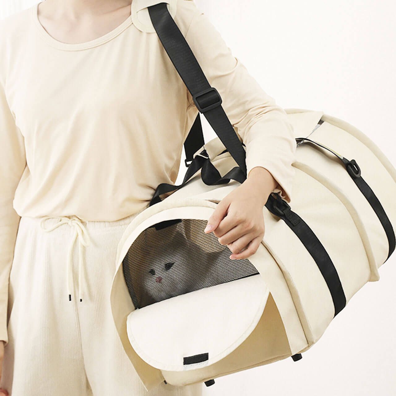 ★希少品★外観美品★PORTER ポーター ペット用 ボストンバッグ ドット柄 ☆希少品☆外観美品☆PORTER ポーター ペット用 ボストンバッグ