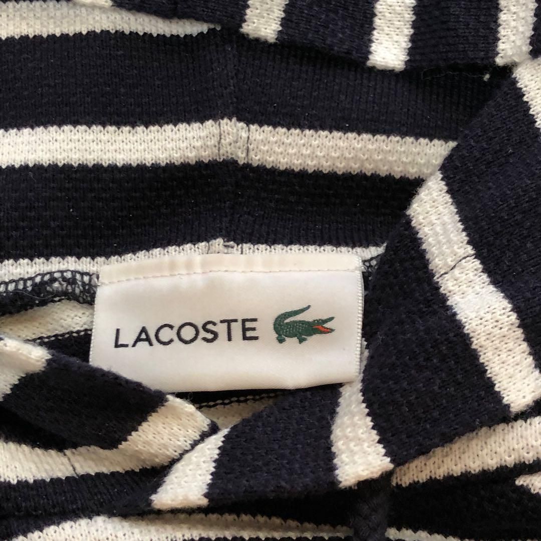 LACOSTE ラコステ パーカー ボーダー Sサイズ - トップス