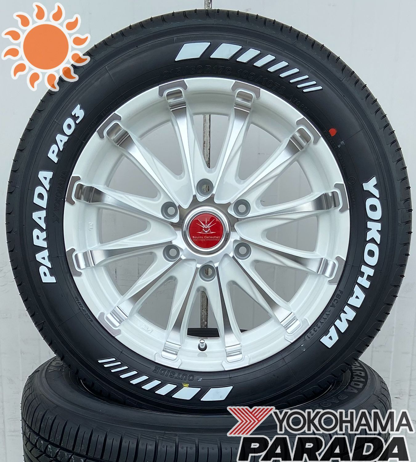 PARADA PA03 車検対応 ハイエース 200系用 16インチ タイヤ