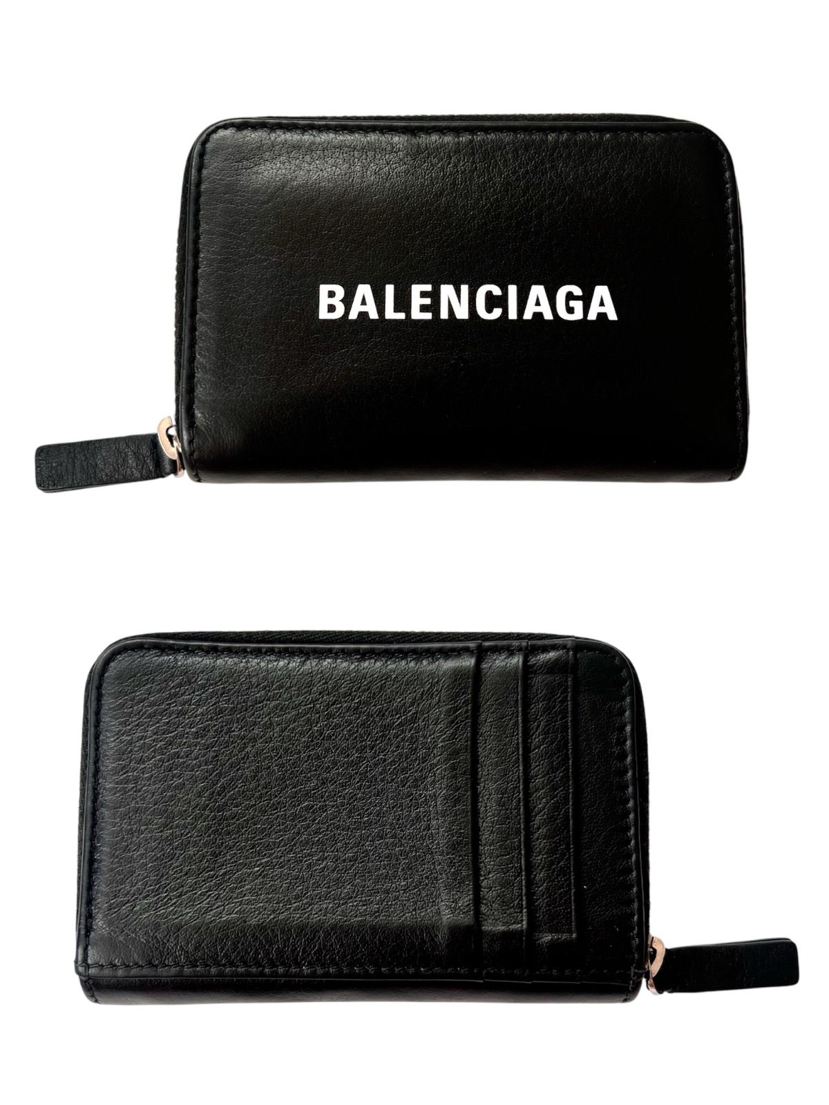 美品✨バレンシアガBALENCIAGA財布コインケース505049 ファスナー黒 美品✨バレンシアガBALENCIAGA財布コインケース505049 ファスナー黒