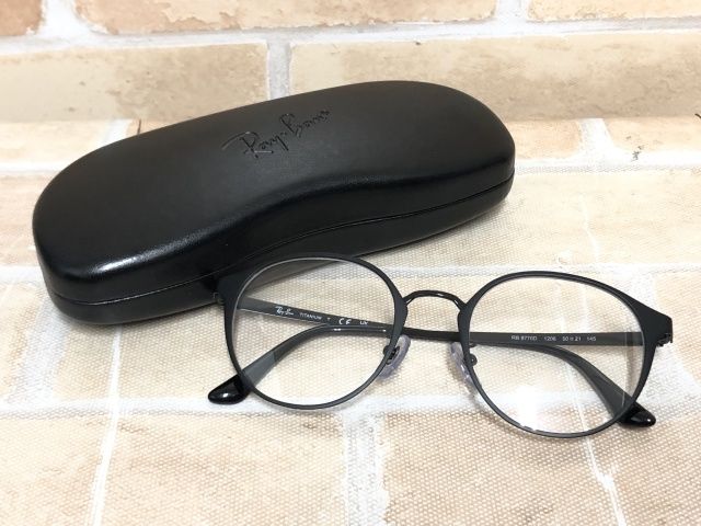 ケース有 Ray-Ban レイバン RB8770 OPTICS メガネ ブラック 111429320