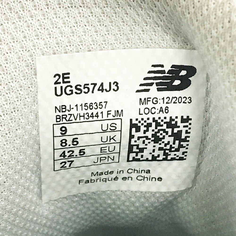 NEW BALANCE GOLF ニューバランス UGS574J3 ゴルフシューズ ホワイト系