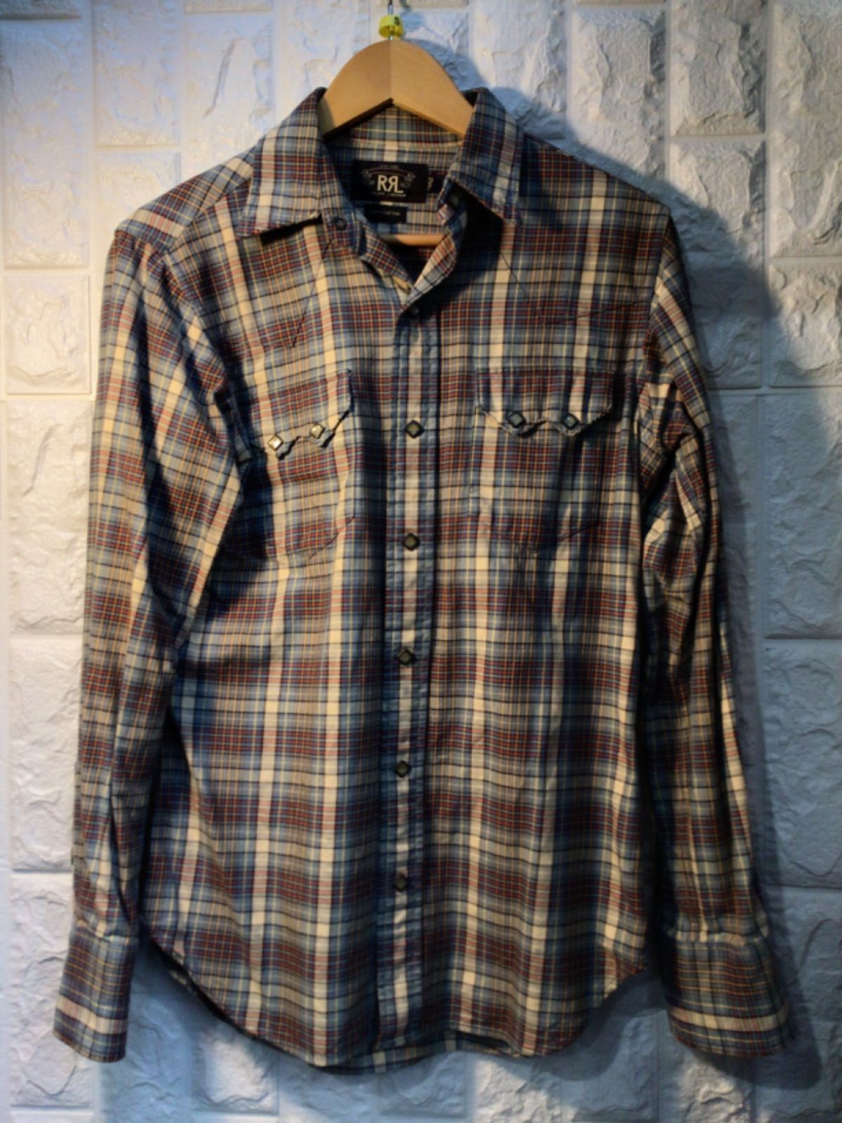 RRL ダブルアールエル ラルフローレン チェック ウエスタン