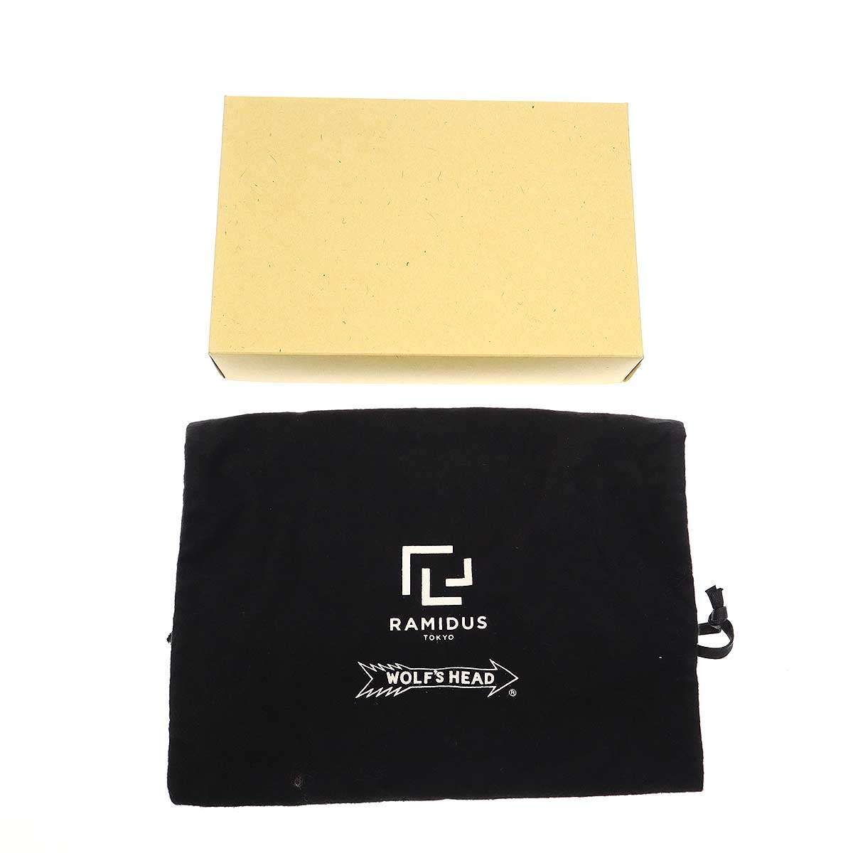 RAMIDUS×WOLF'SHEAD ラミダス ウルフズヘッド CARD CASE-3 スタッズ