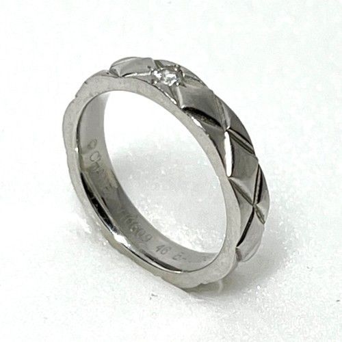 値下げ！CHANEL シャネル マトラッセ リング ミディアム J2822 Pt950  