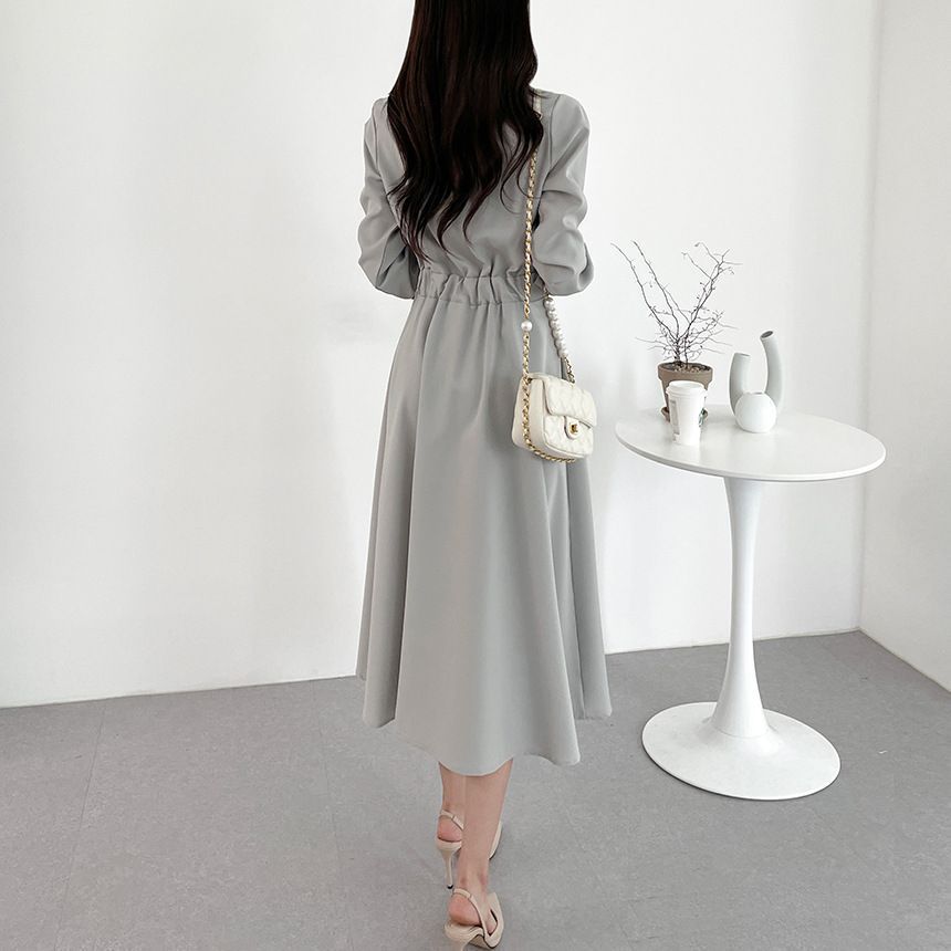 ロングワンピース 長袖 レディース ワンピース ロング マキシワンピース 袖あり 柔らかい 無地 シンプル カジュアル フォーマル 通勤 通学 ワンピスター 秋冬 体型カバー 春 秋 冬 20代 30代 40代 xkmilyx101 DZ20 STEELWINDOWSANDDOORS_COM