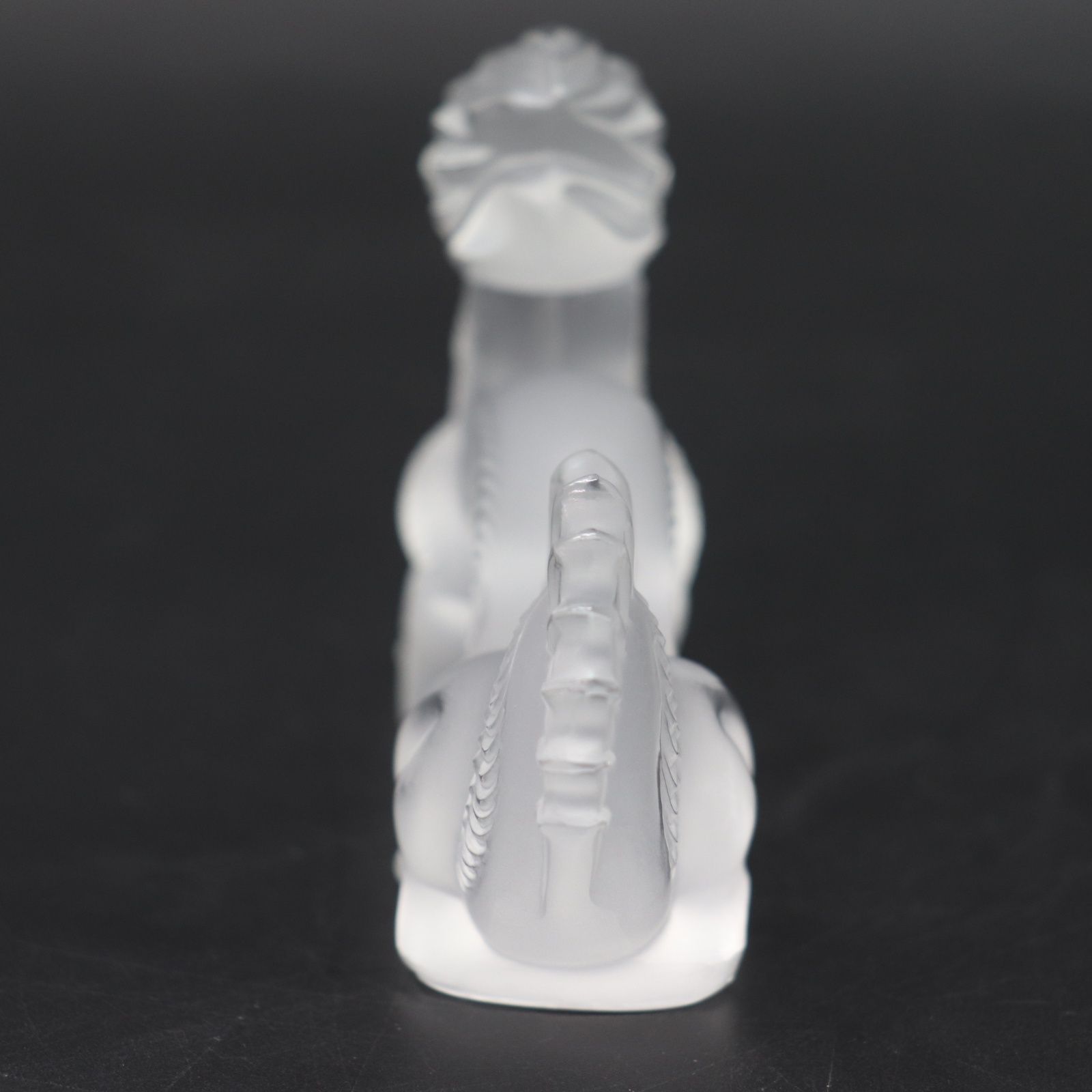 IT2NTXT8TAIC 未使用 保管品 LALIQUE ラリック ドラゴン 小 ガラス