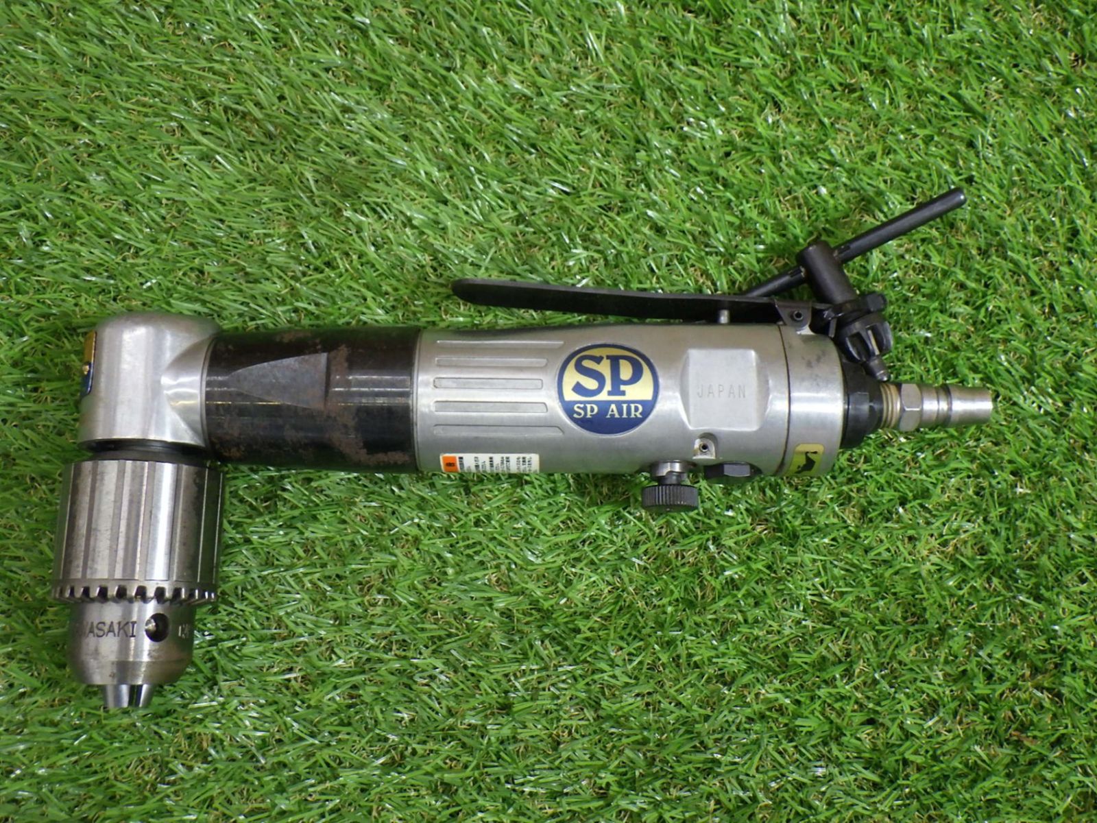 SP-1513AH コ-ナ-ドリル13mm 正逆回転機構付 エアー工具 空圧工具 狭い場所 穴あけ 品 251013 HRDEVELOPMENT_JP