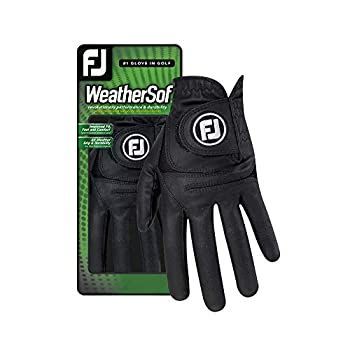 FootJoy WeatherSofメンズゴルフ用グローブ 2パック 世界No.1ゴルフグローブ Cadet X-Large ホワイト