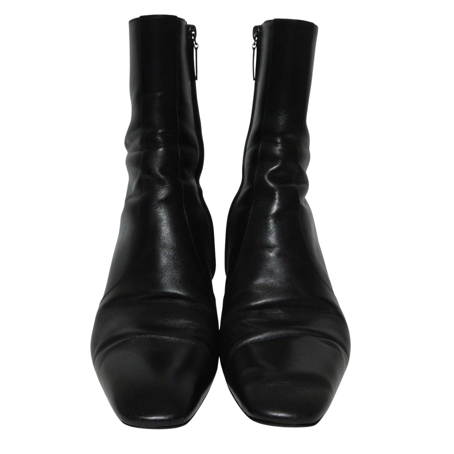 メンズ サンローラン パリ XIVヒール ブーツ42約26.5-27前後