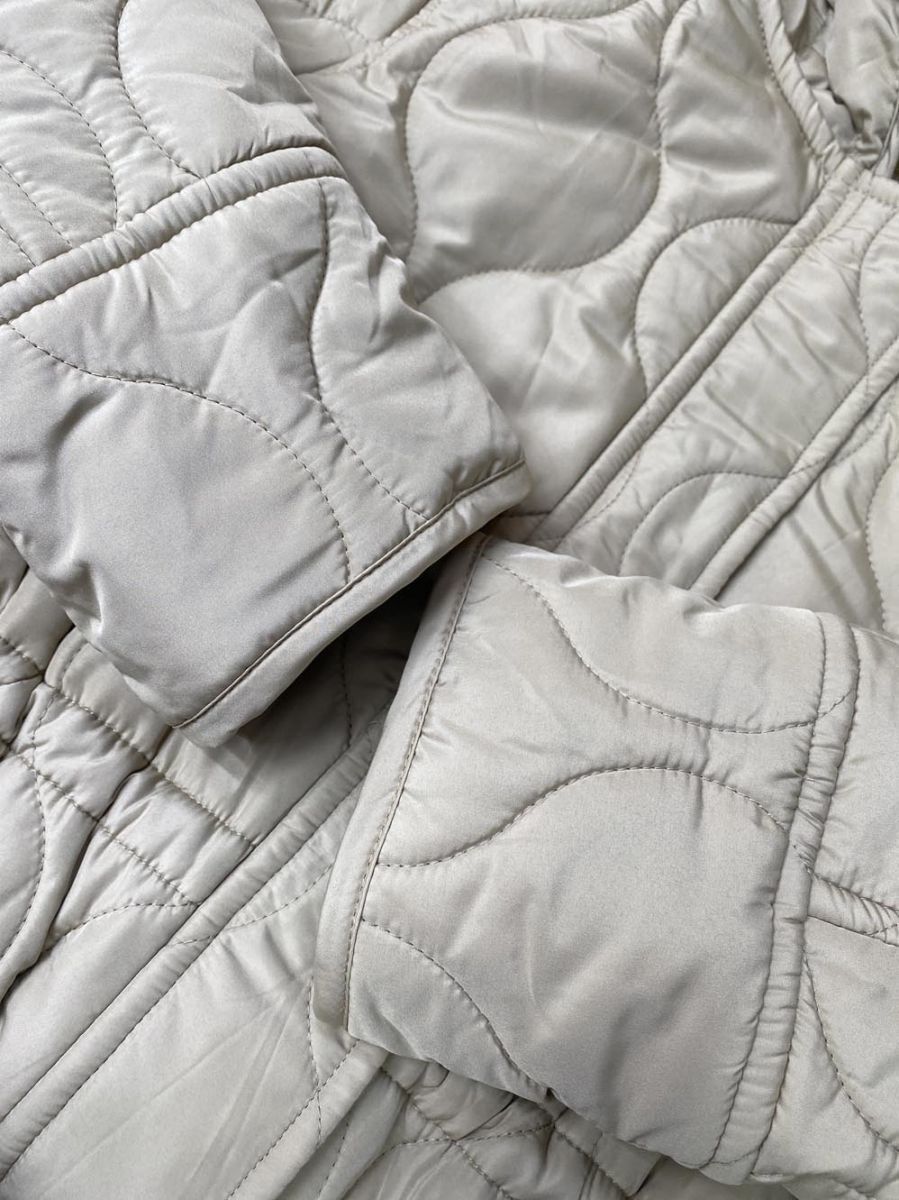 ミリタリーキルティングドロストハーフ コート