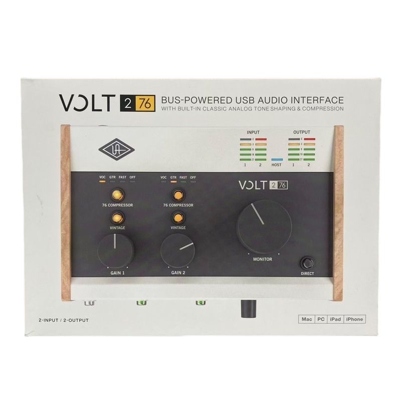 UNIVERSAL AUDIO ユニバーサルオーディオ オーディオインターフェース VOLT 276 シルバー 通電のみ 家電 12509K125