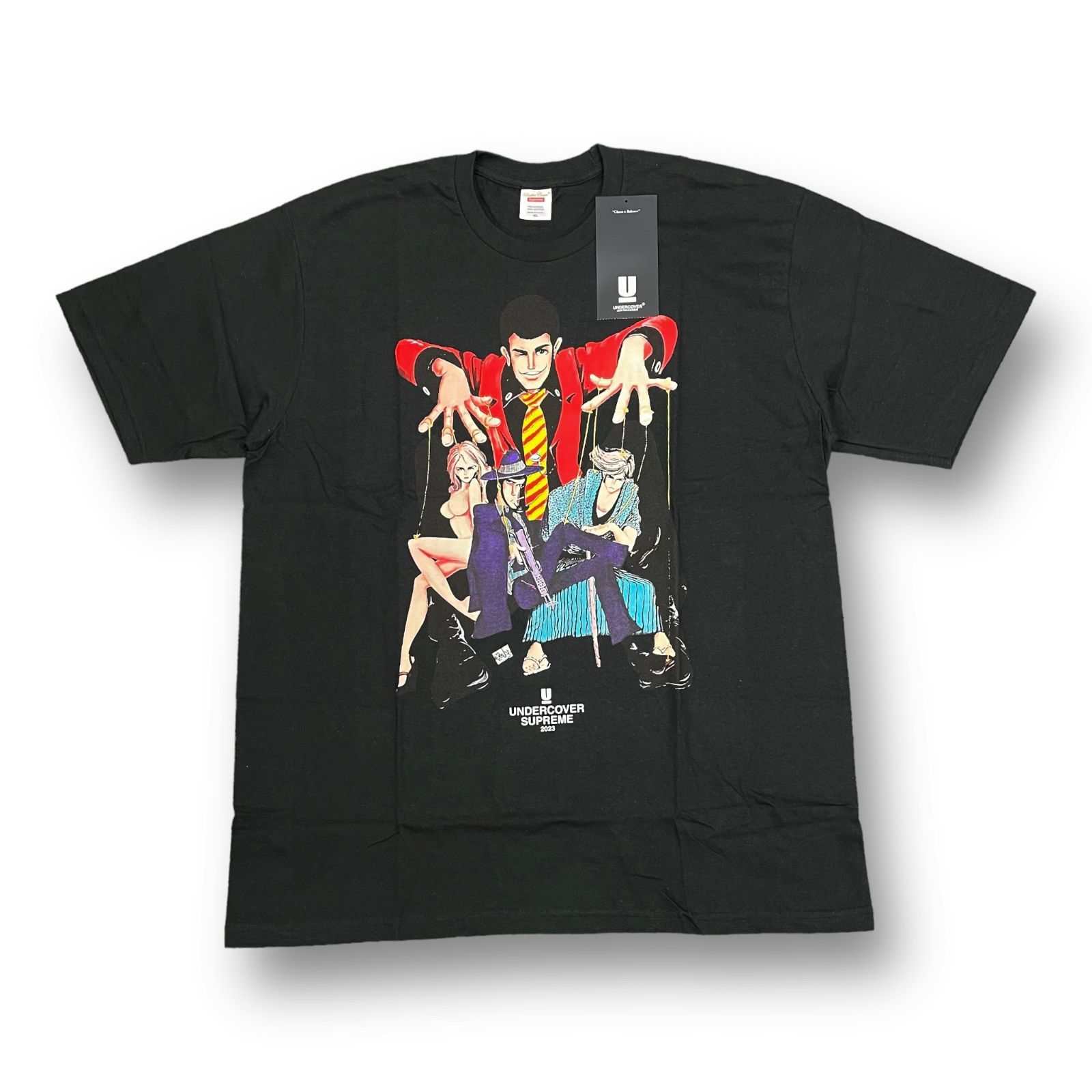 新品 Supreme UNDERCOVER 23SS Lupin Tee コラボ プリント Tシャツ ルパン アンダーカバー シュプリーム 　XL