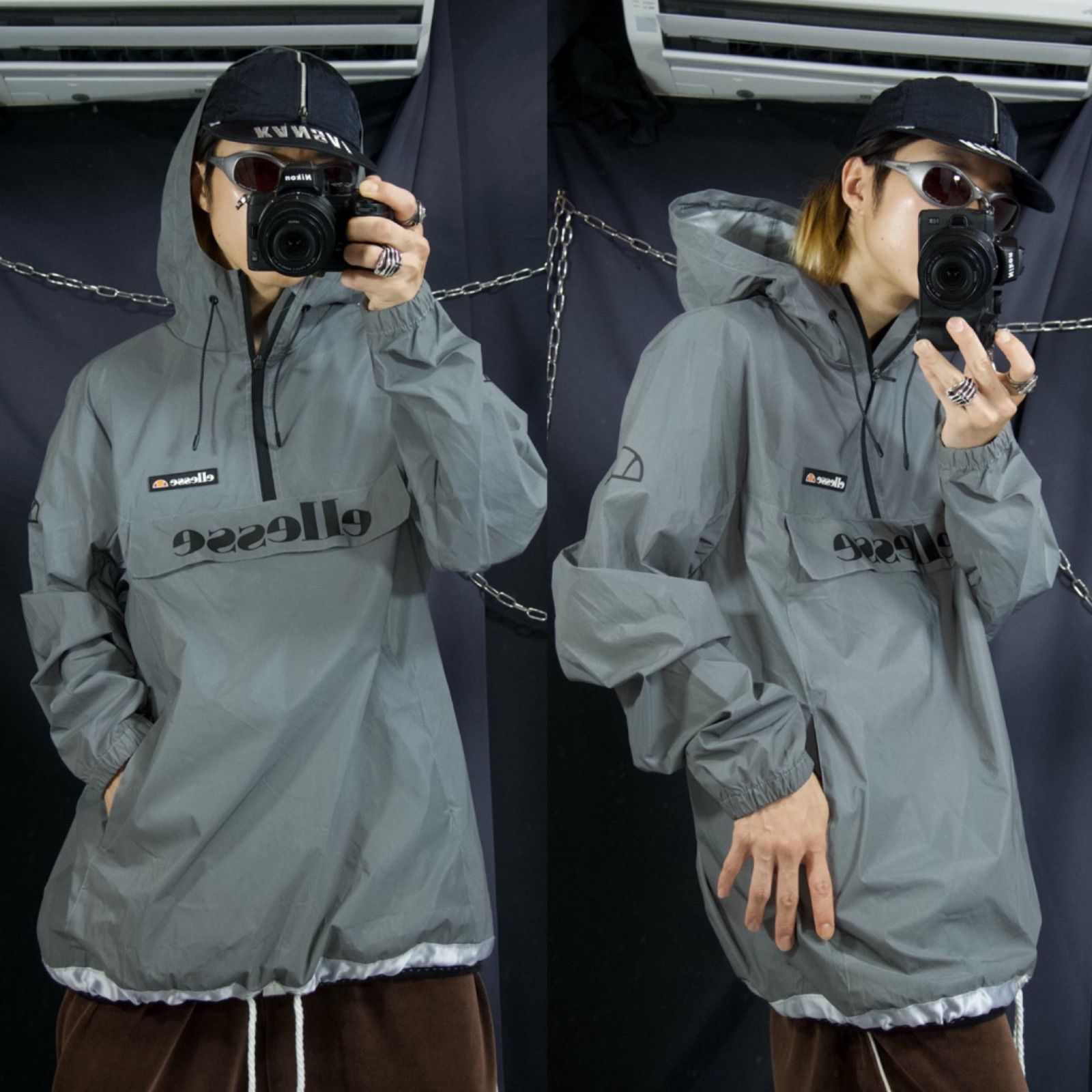 ellesse フーディージャケット Shop ellesse Nylon Fabric Zipup Mens