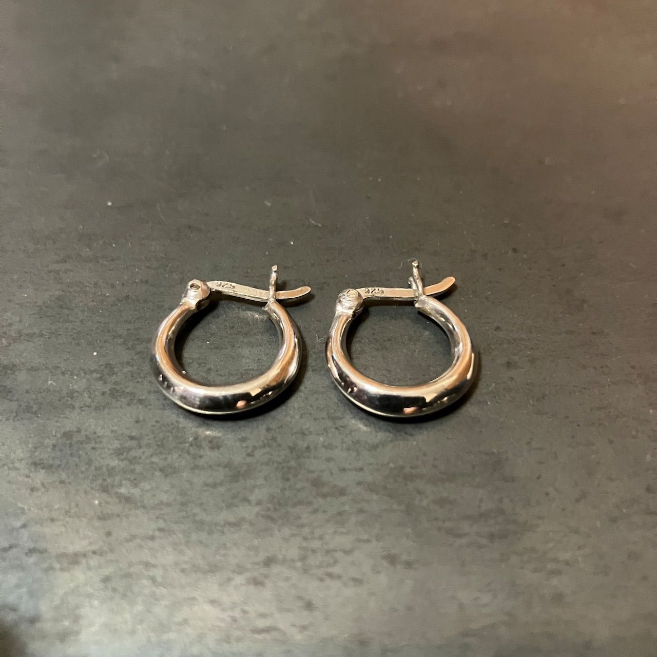 SILVER925 SIMPLE HOOP EARRINGS/シルバー/ピアス SILVER925 SIMPLE HOOP EARRINGS/シルバー/ピアス