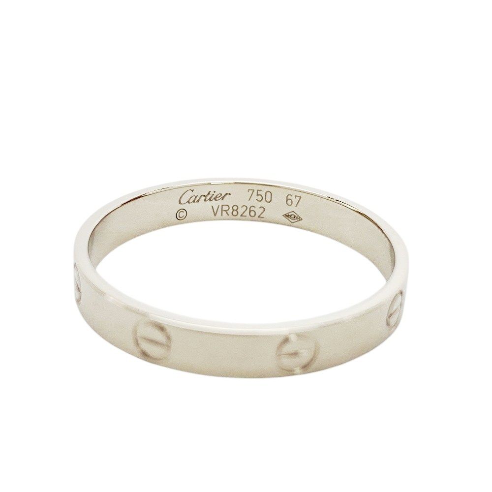 【磨き済み】　カルティエ　ミニラブ リング Cartier カルティエ ミニラブ リング 指輪 7号 18金 K18イエロー