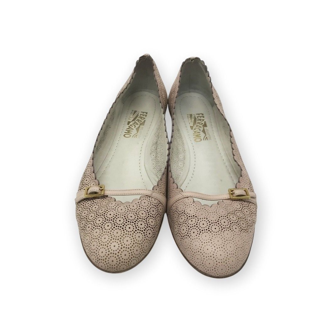 超美品！Salvatore Ferragamo フラットシューズ 楽天市場】25.5cm のみ サルヴァトーレ フェラガモ フラット