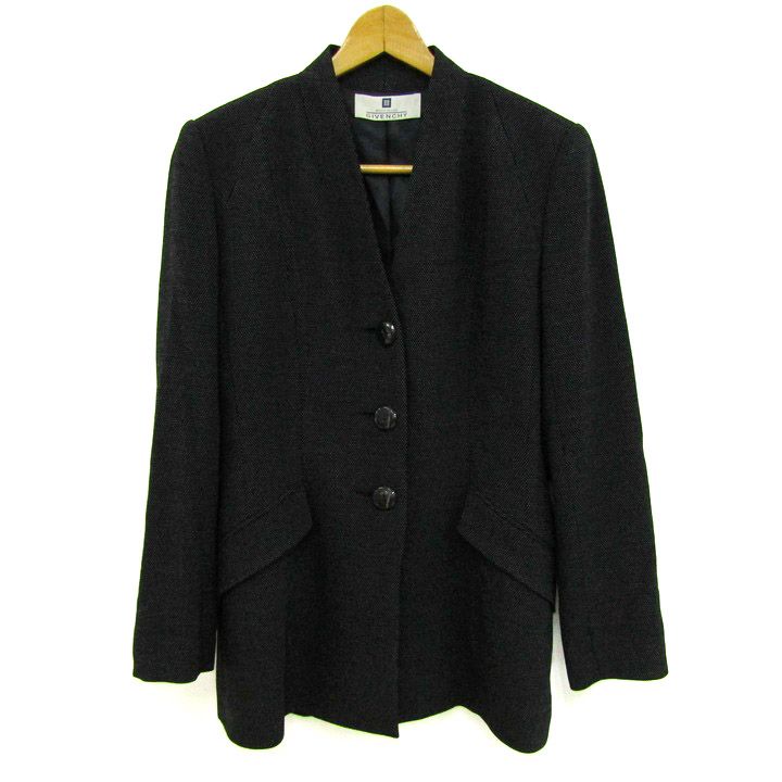未使用品✨GIVENCHY ジバンシー ノーカラージャケット ジバンシィ ノーカラージャケット アウター ドット柄 レディース