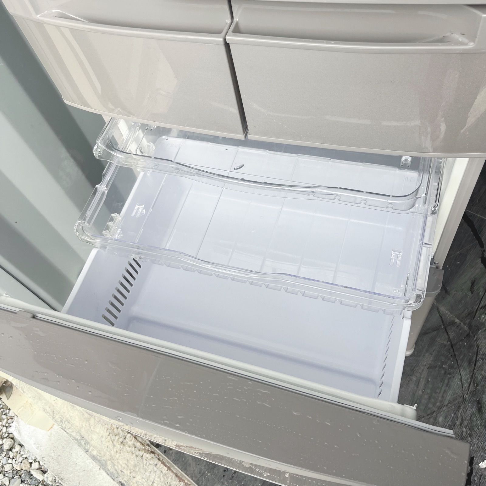 4取付無料！高性能日立モカベージュおしゃれインテリア5ドア冷蔵庫！洗濯機 4取付無料！高性能日立モカベージュおしゃれインテリア5ドア