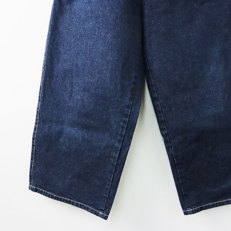 パラスパレス ヌメ Pallas Palace nume ワイド デニム パンツ 2/ブルー