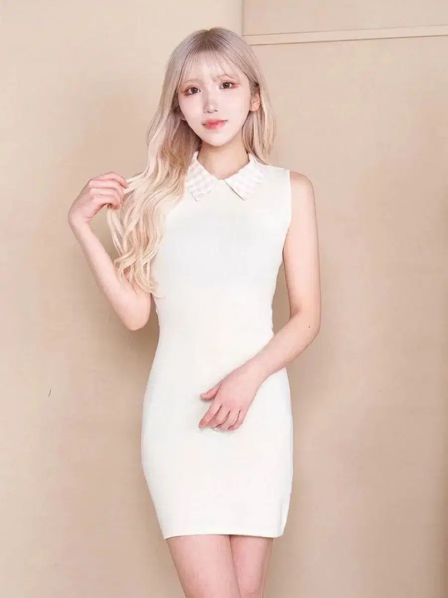 Darich ダリチ バッグオープン リボンニット ミニ ワンピース