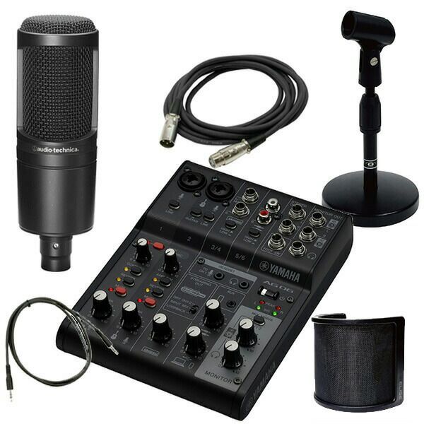 YAMAHA AG06MK2 B ブラック ミキサー Amazon.com: Yamaha AG06MK2 Black 6-Channel Live Streaming
