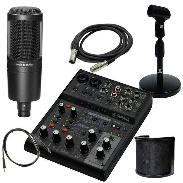 Yamaha AG06 MK2 & AT2035 セット Yamaha AG06 MK2 & AT2035 セット