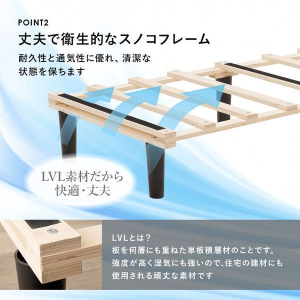 ボンネルコイルマットレスベッド