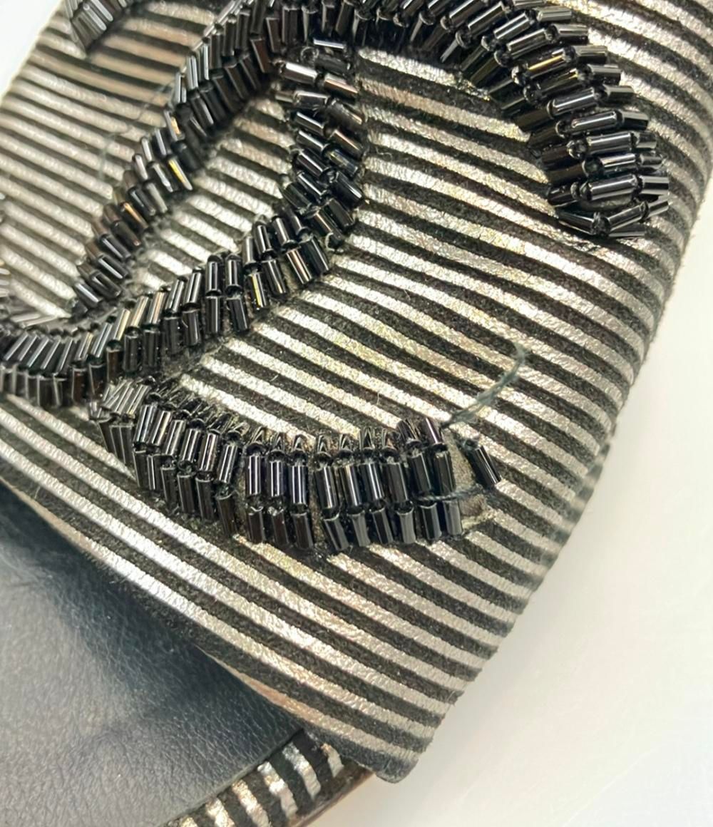 【CHANEL シャネル】サンダル　ミュール　ココマーク　36+ 訳あり シャネル ミュールサンダル ココマーク レディース SIZE
