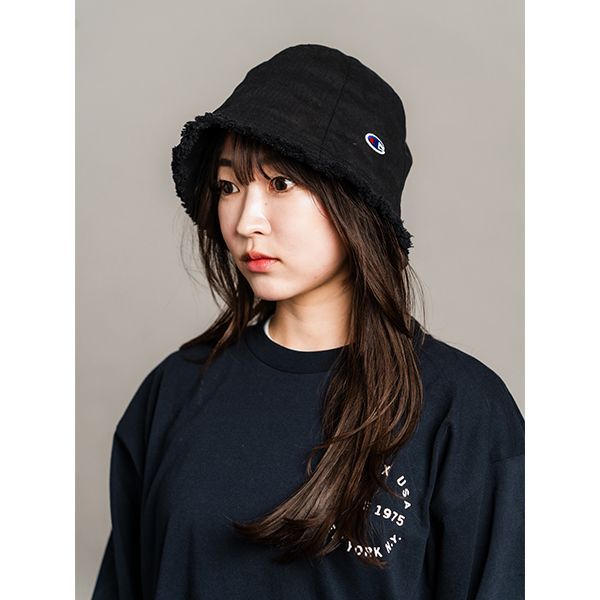 Champion チャンピオン フリンジチューリップ レディース 帽子 バケットハット バケハ 2024 新作