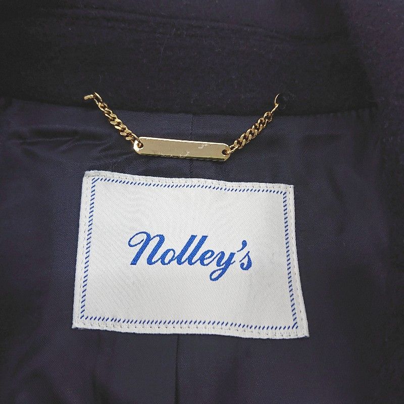 3M3！！新品未使用　23AW ノーリーズ　チェスターコート　サイズ38 □ NOLLEY'S ノーリーズ 長袖 チェスター コート サイズ38