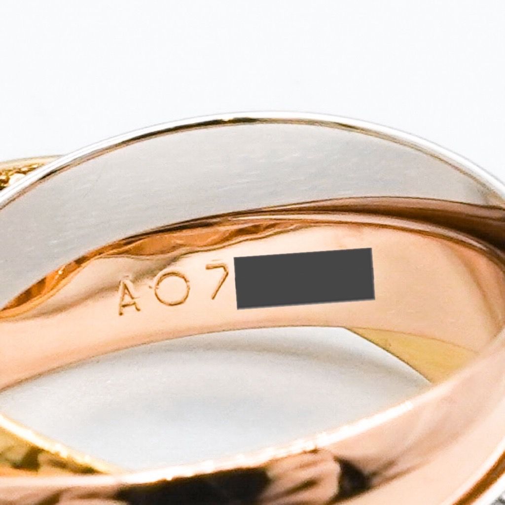 YY！【カルティエ】トリニティリング SM 48(8号) Cartier カルティエ