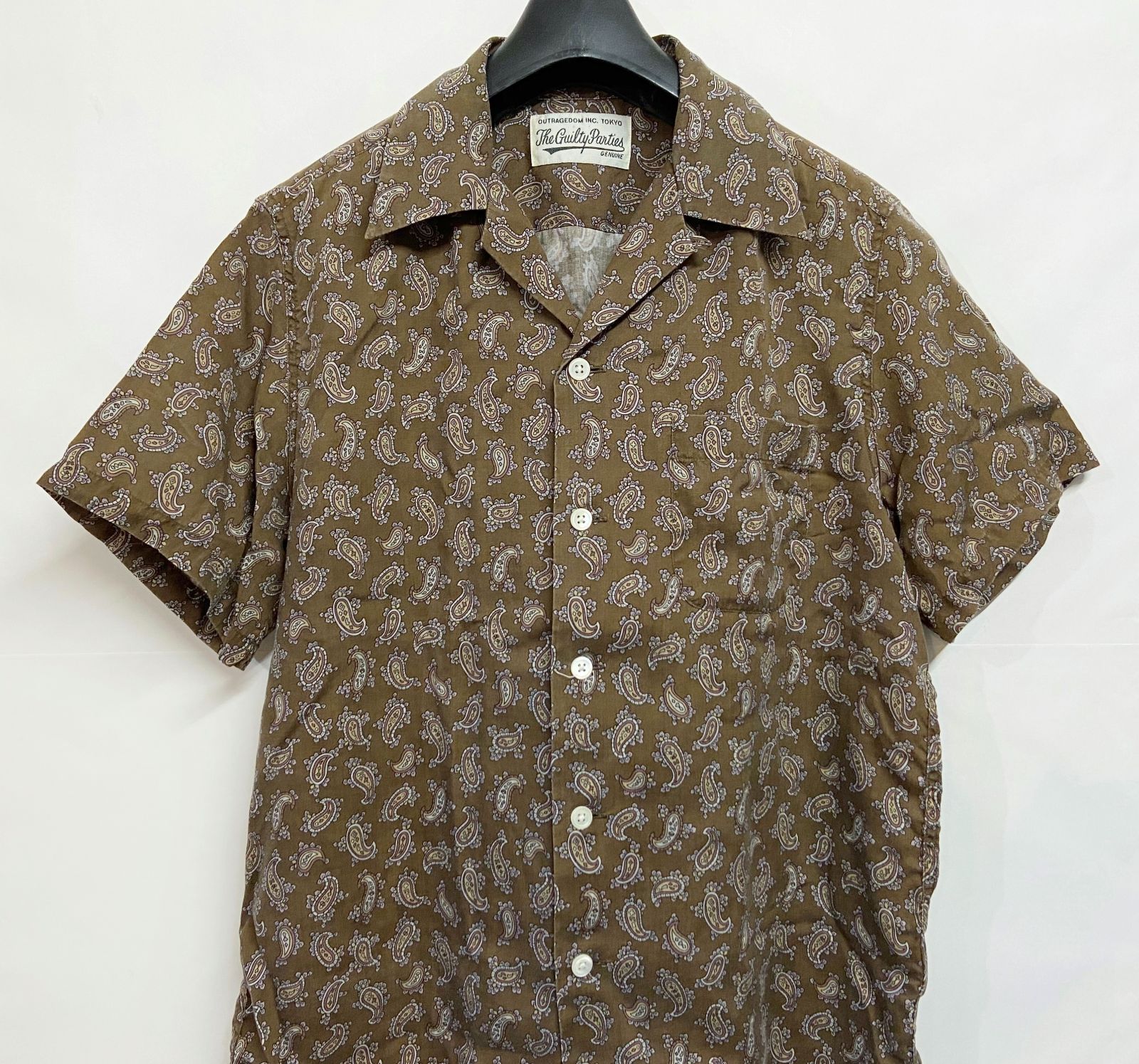 WACKO MARIA｜ワコマリア Paisley Open collar Short Sleeve Shirt ペイズリー柄 オープンカラー 半袖 シャツ 開襟 - メルカリ